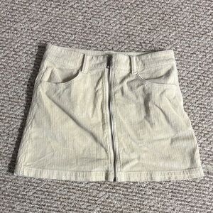Corduroy Mini Skirt